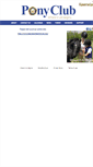 Mobile Screenshot of keeneland.ponyclub.org