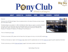 Tablet Screenshot of bigsky.ponyclub.org