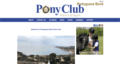 Desktop Screenshot of portuguesebend.ponyclub.org