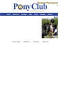 Mobile Screenshot of easternpa.ponyclub.org