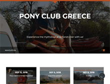 Tablet Screenshot of ponyclub.gr